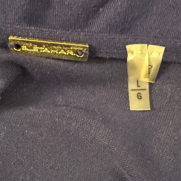 Elie Tahari royal and navy blue top L - Picture 3 of 5